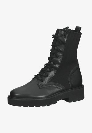 Platform ankle boots - schwarz