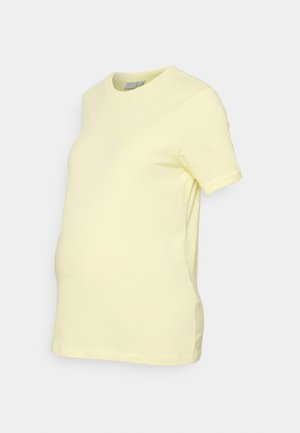 PMRIA FOLD UP SOLID TEE  - T-shirt básica - pale banana