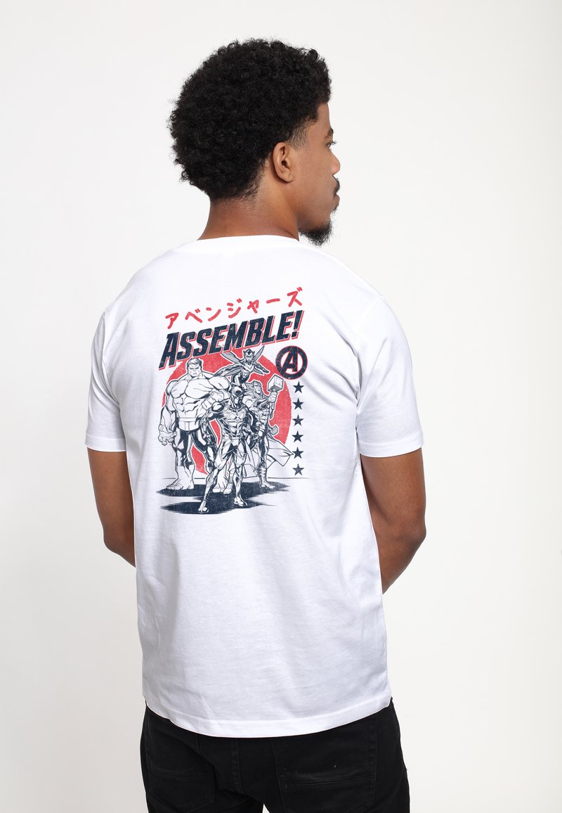 Marvel AVENGERS CLASSIC ASSEMBLE - Camiseta estampada - white