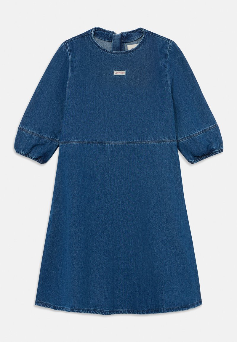 Calvin Klein Jeans Denim dress - vibrant blue/blue denim - Zalando.co.uk Calvin Klein Jeans Denim dress - vibrant blue/blue denim - Zalando.co.uk