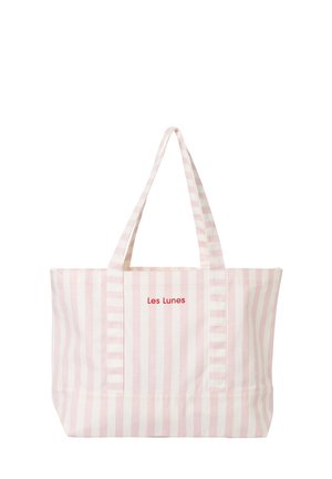 SOLEAA CANVAS STYLE - Shopping bag - stripe pale/lilac white