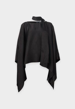 Vero Moda Curve, VMCMIRO CAPE SCARF TOP - Блуза - chocolate torte
