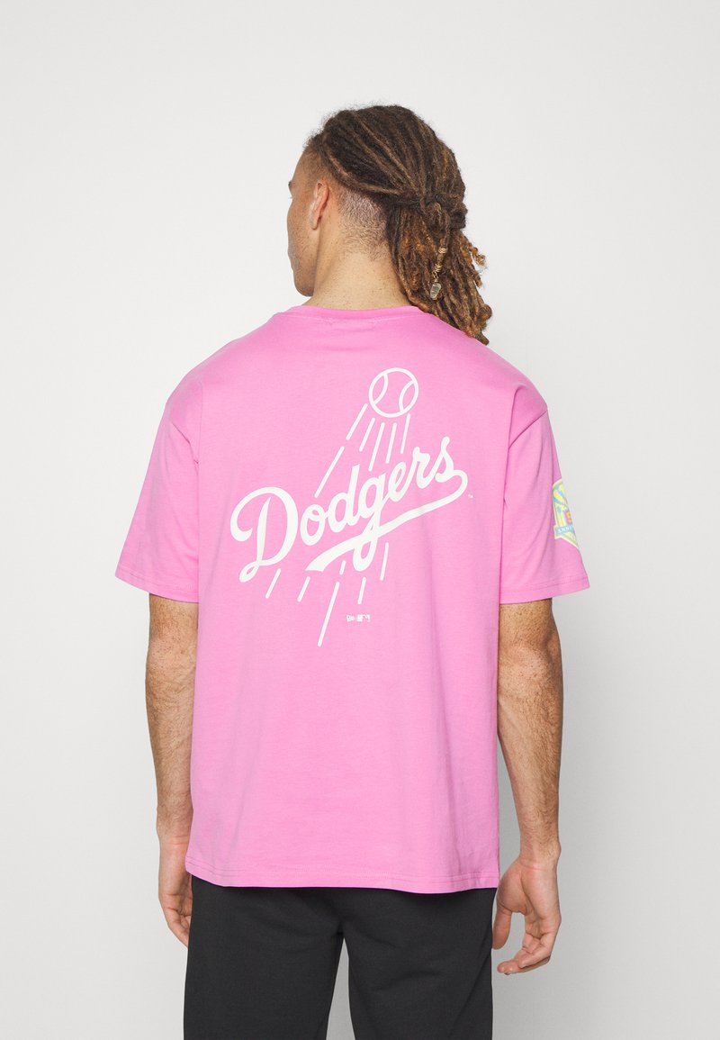 New Era LOS ANGELES DODGERS MLB PASTEL OVERSIZED TEE Club wear pink