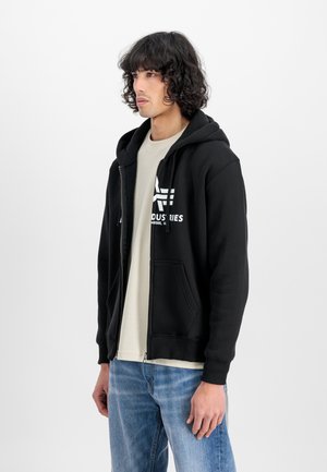 Alpha Industries BASIC ZIP - Jaka ar rāvējslēdzēju - black
