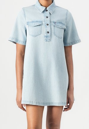 Jeanskleid - light-blue denim