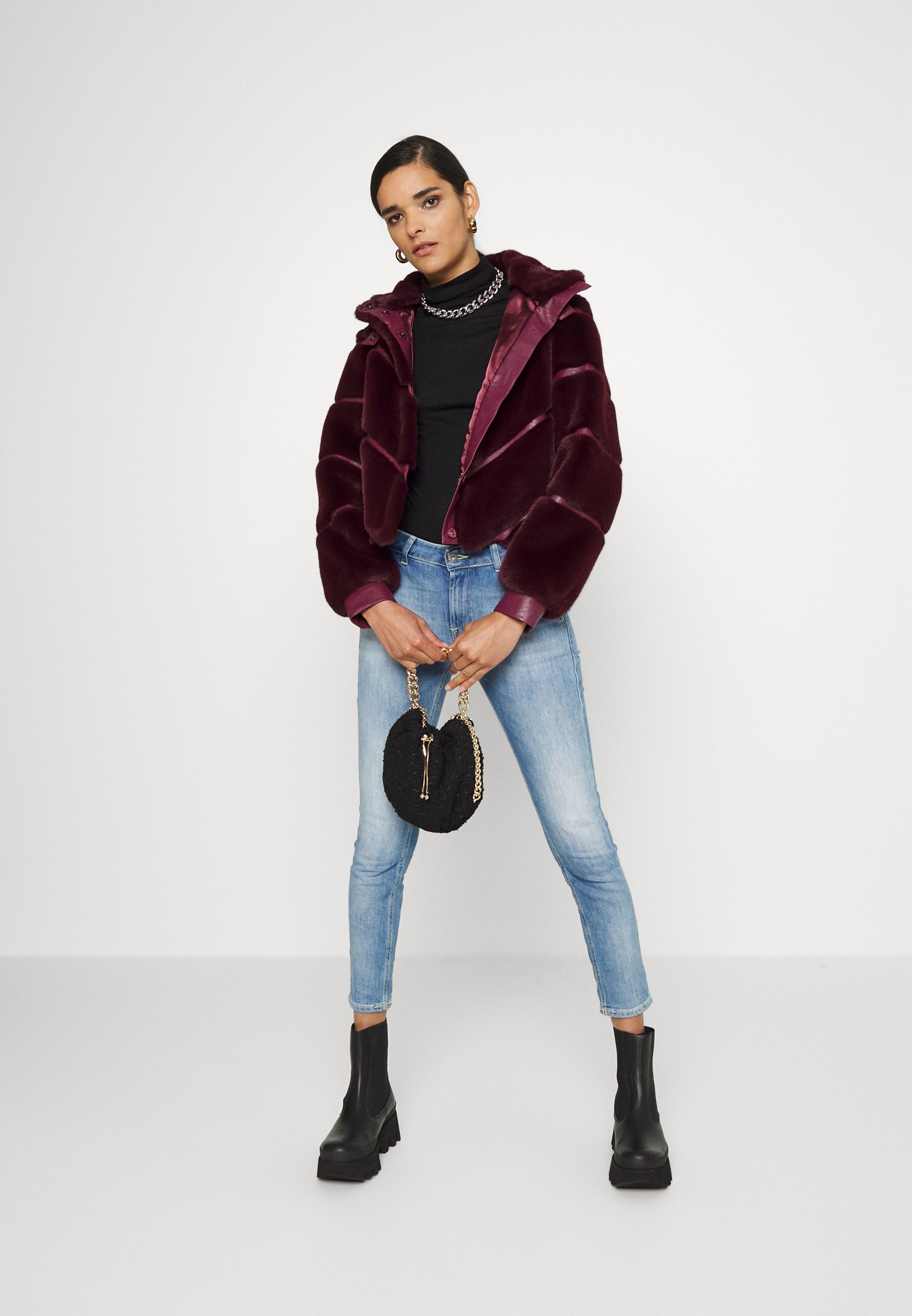 Patrizia Pepe GIUBBOTTO JACKET - Giacca da mezza stagione - lava red/rosso  - Zalando.it