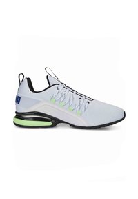 Puma AXELION REFRESH - Bėgimo batai plentui - white fizzy lime clyde royal