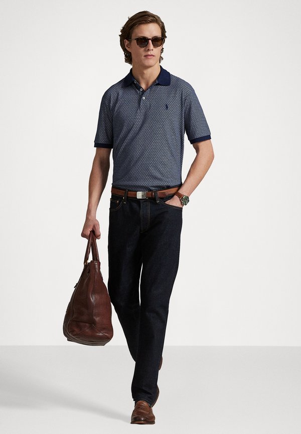 Custom Slim Fit Stretch Mesh Polo Shirt - Polo shirt2