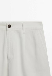Massimo Dutti Tygbyxor - white