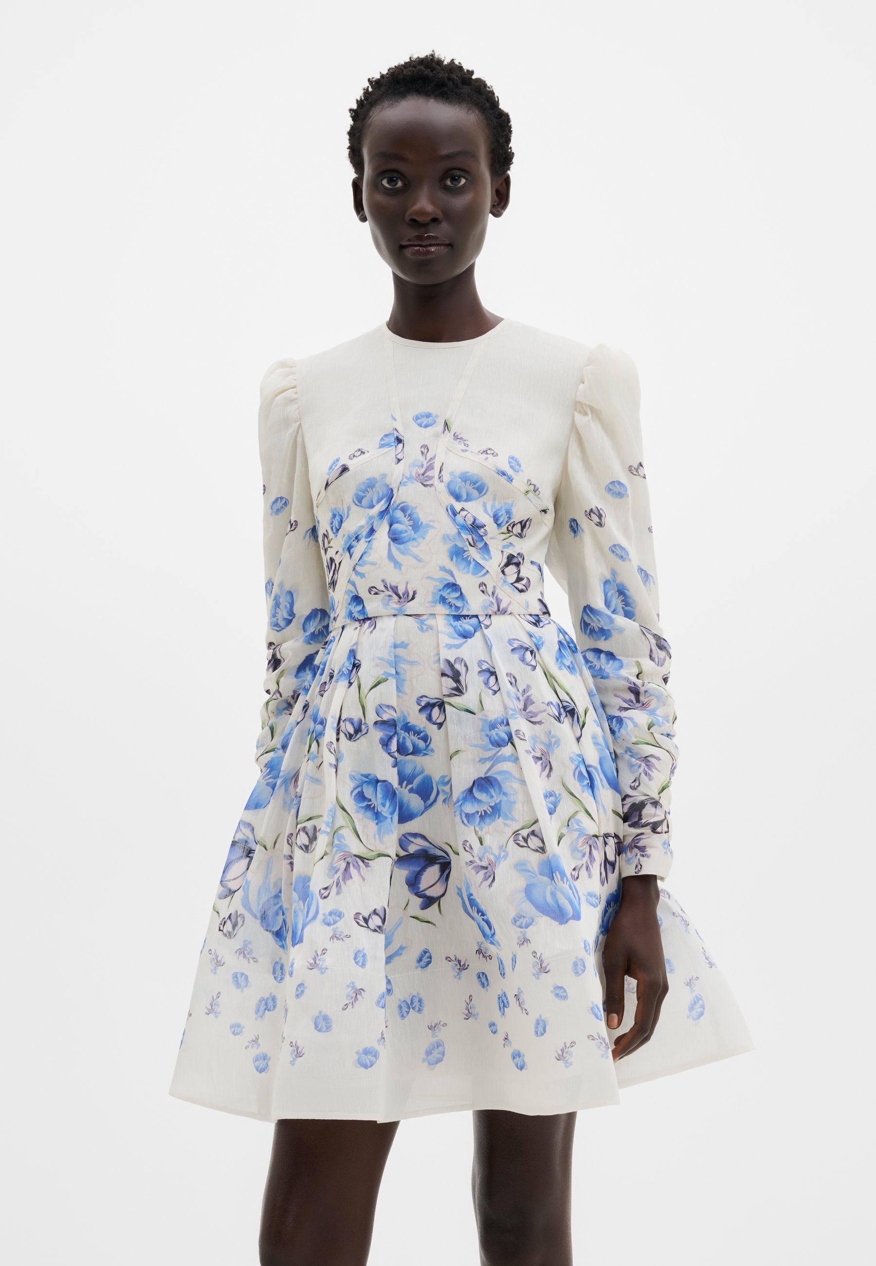 Malina LEONI MINI DRESS - Day dress - tulip blue/blue - Zalando.ie
