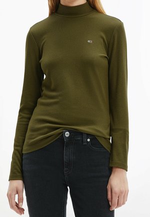 Top s dlouhým rukávem - olive