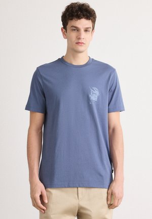 STRUCTURE - Basic T-shirt - open blue