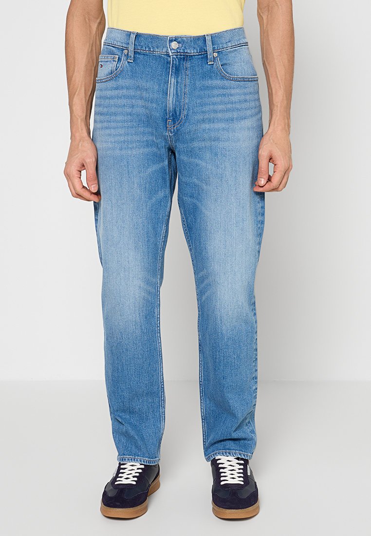 Tommy Hilfiger Straight leg jeans zwartblauw denim