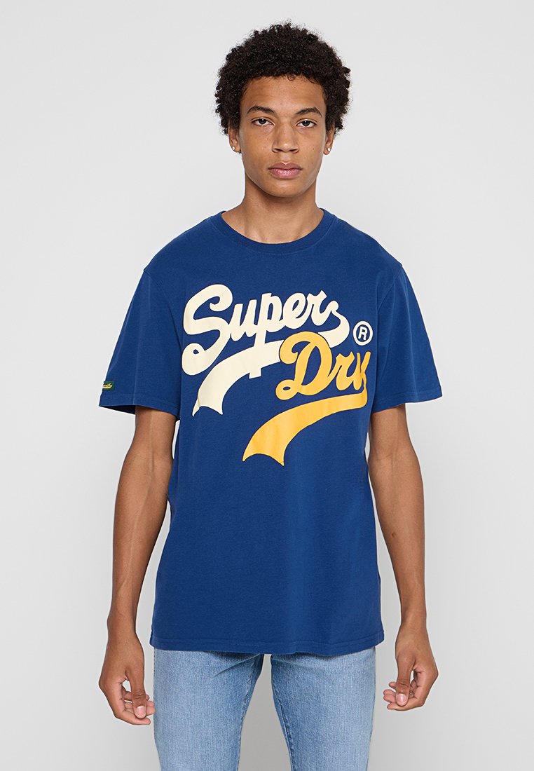 Superdry & Co T-shirt print blauw