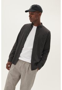 Matinique TROSTOL - Camicia - dark grey melange
