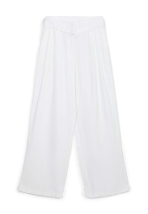 Trousers - bianco lana