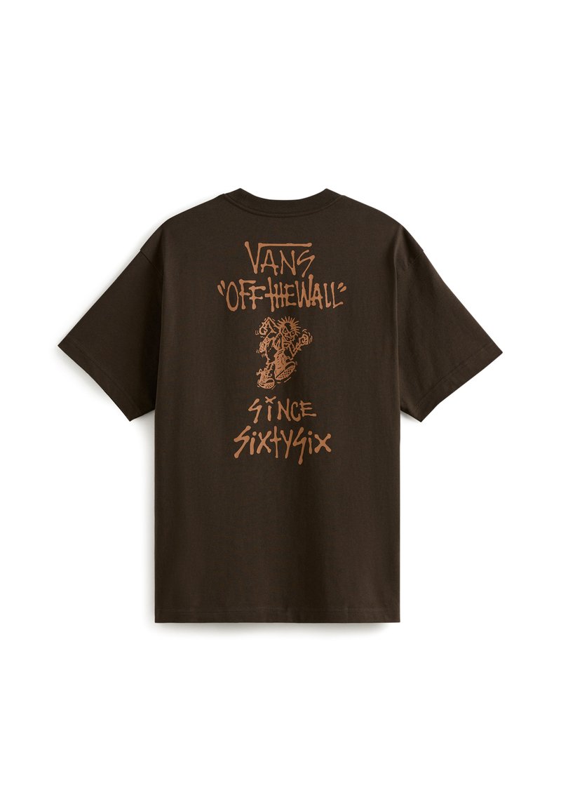 Vans STOMPER LOOSE FIT Camiseta estampada dark brown/marrón