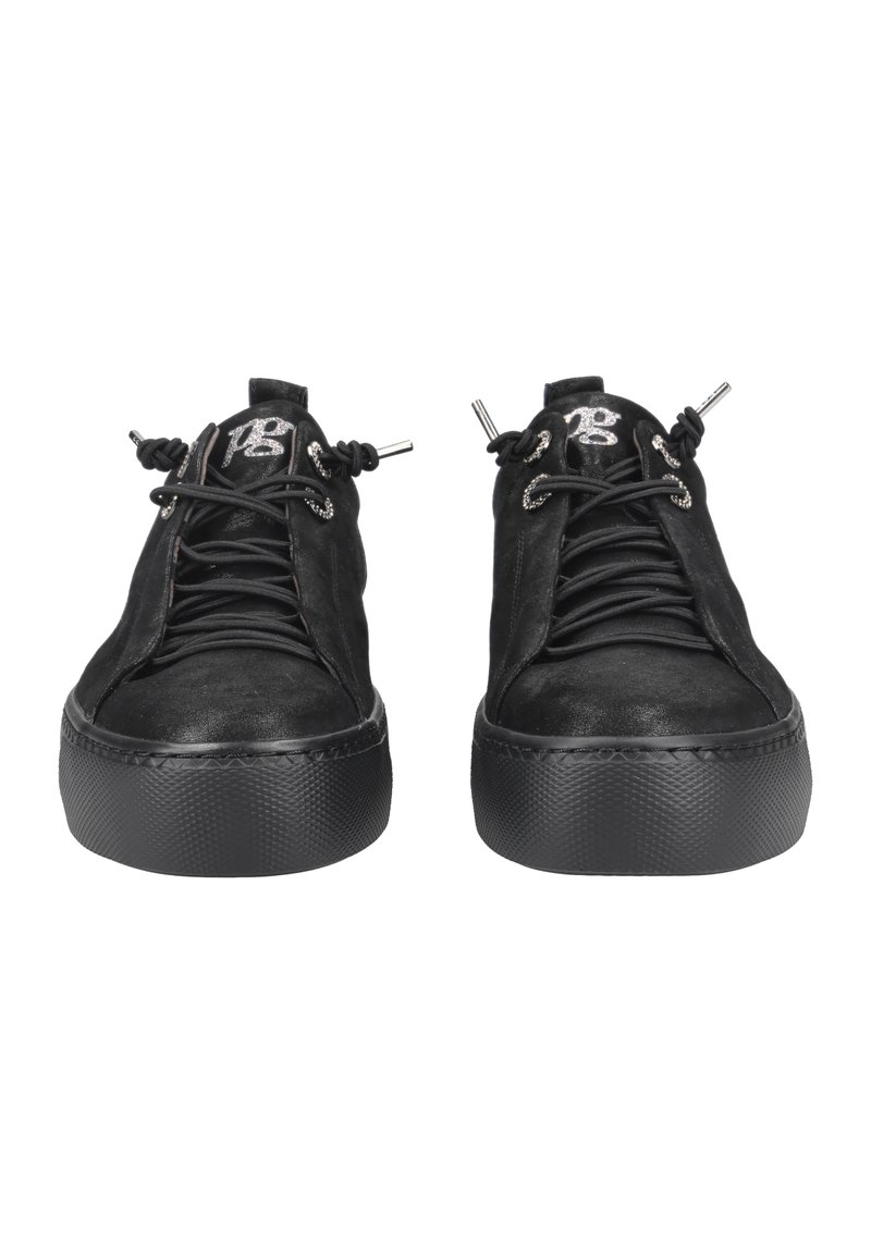 Schuhe Paul Green Sneaker Schwarz Lack Paul Green Trainers Schwarz