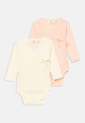 EXCLUSIVE HEART GIFTING BOX 2 PACK UNISEX - Langarmshirt - cream/dusty rose