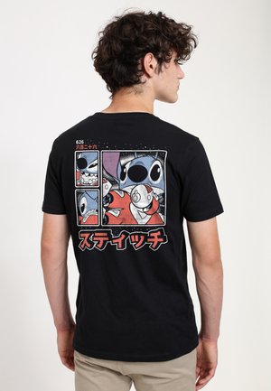 LILO & STITCH STITCH KANJI - Print T-shirt - black