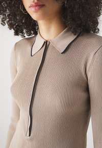 Riversbbjohania Knit Blouse Knit Warm Grey De