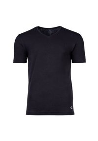 camel active 2ER PACK - V-AUSSCHNITT STRETCH EINFARBIG - T-Shirt basic - schwarz