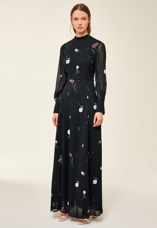 PRINTED DRESS - Maxi dress - black