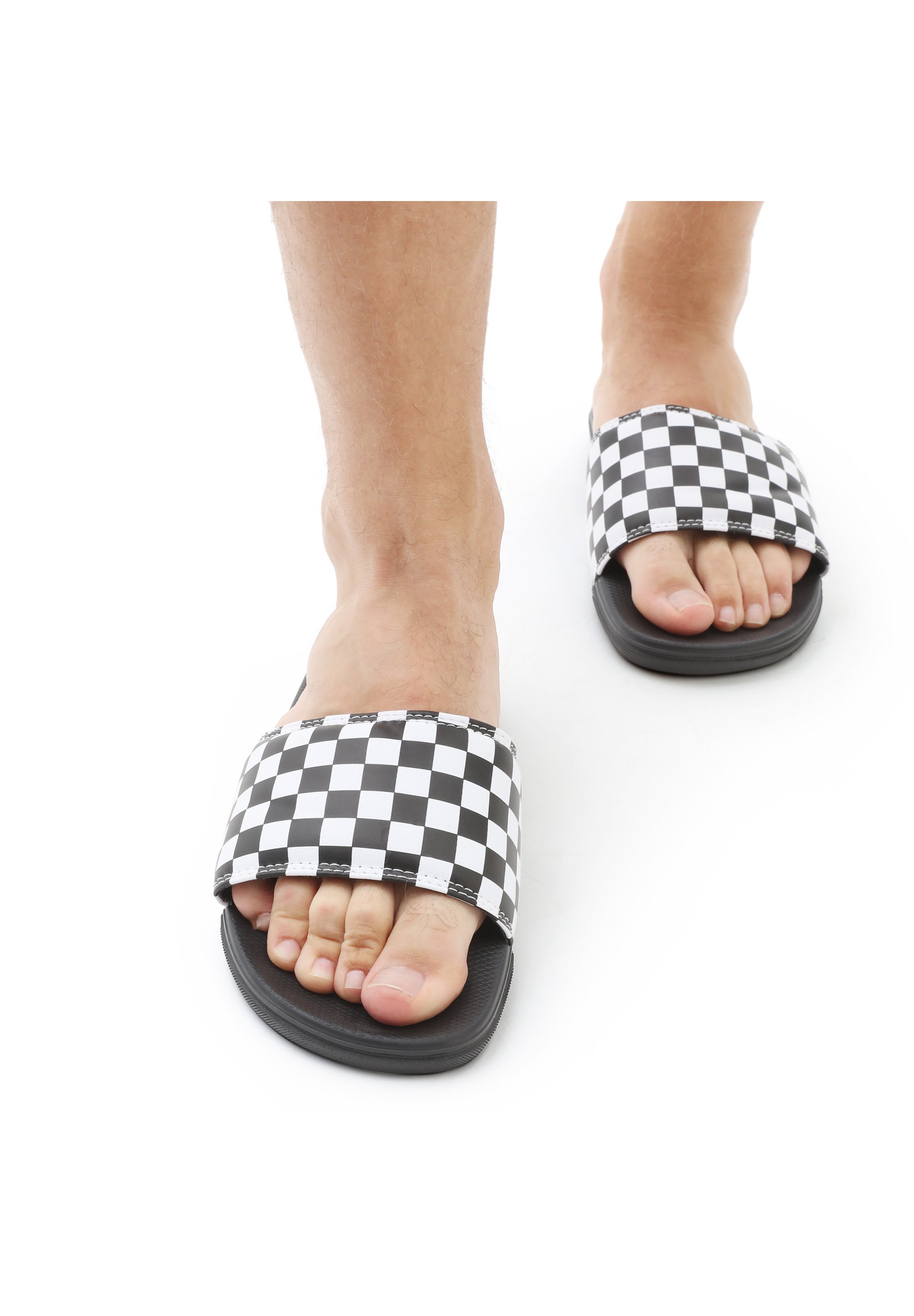 Vans LA COSTA SLIDE-ON UNISEX - Chanclas de baño - (checkerboard) true - Zalando.es