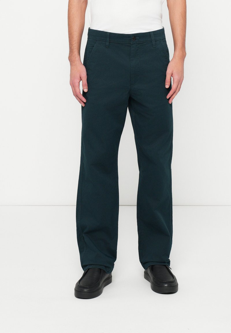 Calvin Klein Jeans 90S STRAIGHT COMFORT - Kalhoty - nurture navy