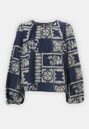 Object, OBJDICTE - Blouse - sky captain/white sand