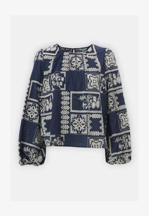 Object, OBJDICTE - Blouse - sky captain/white sand