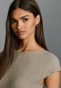 Next SHORT SLEEVE TEXTURED COLUMN  TALL - Maksimekko - stone