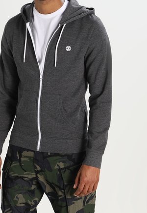 Sweatjacke - mottled dark grey