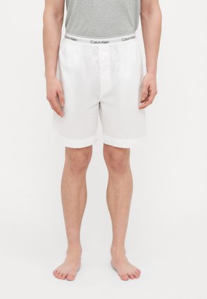 SLEEP SHORT COTTON POPLIN - Pyjama bottoms - white
