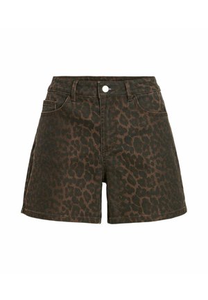 VILA, Short en jean - coffee bean
