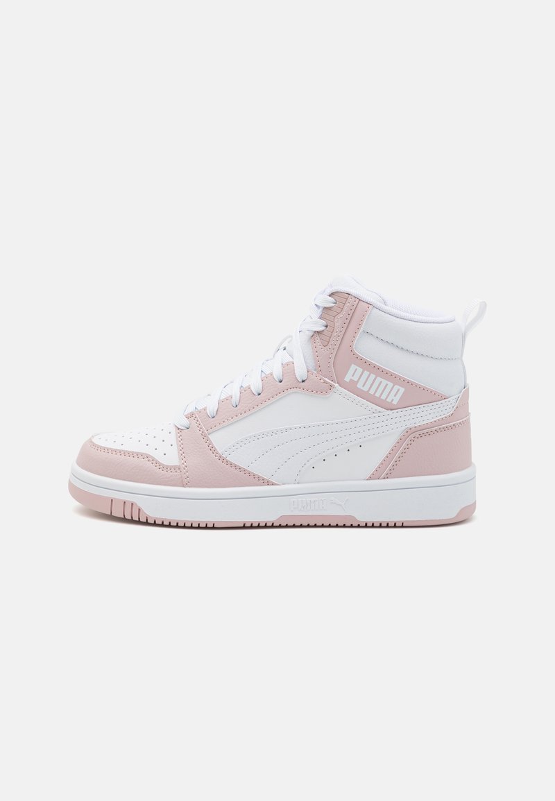 Puma REBOUND V6 MID JR  - Baskets montantes - mauve mist/white