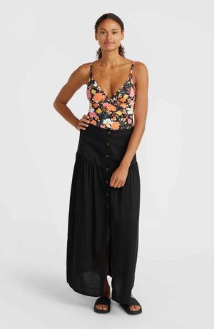 ALOFA  - Maxi skirt - black out