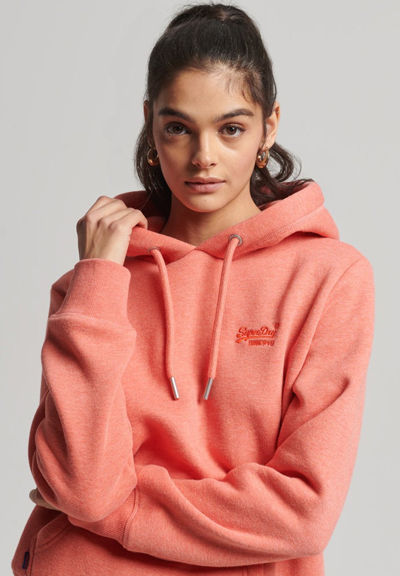 Superdry VINTAGE - Hoodie - la coral marl/coral - Zalando.co.uk