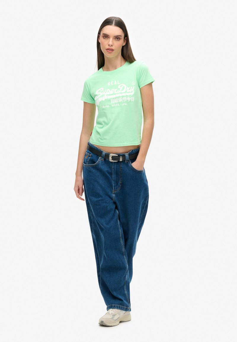 Superdry & Co T-shirt print groen
