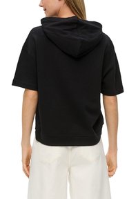 s.Oliver MIT HALBLANGEN ÄRMELN - T-Shirt print - schwarz