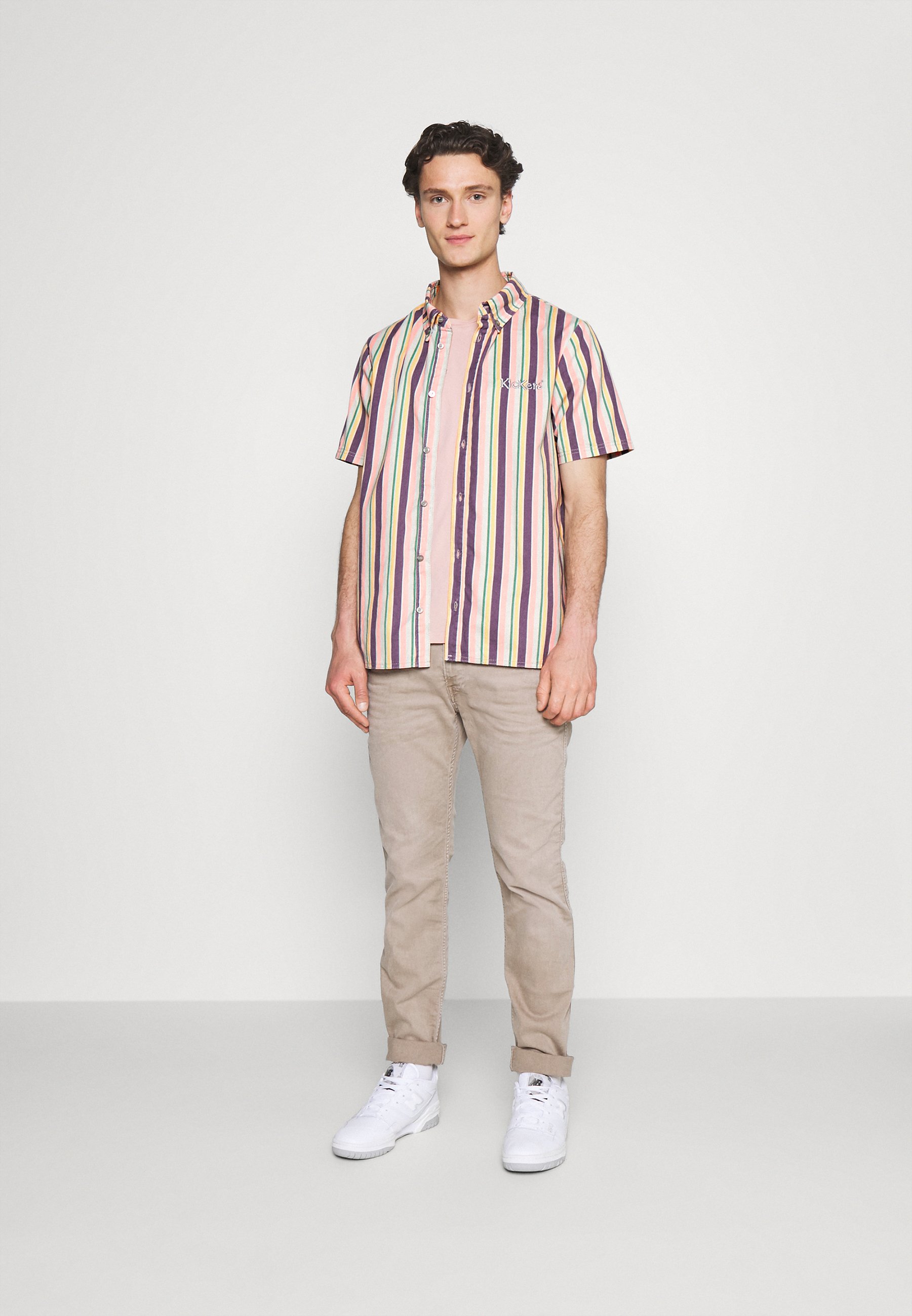 striped short sleeve tee