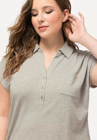 Ulla Popken SET - Pyjama - light gray melange