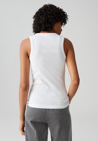 OPUS SLIM FIT RIB - Top - white