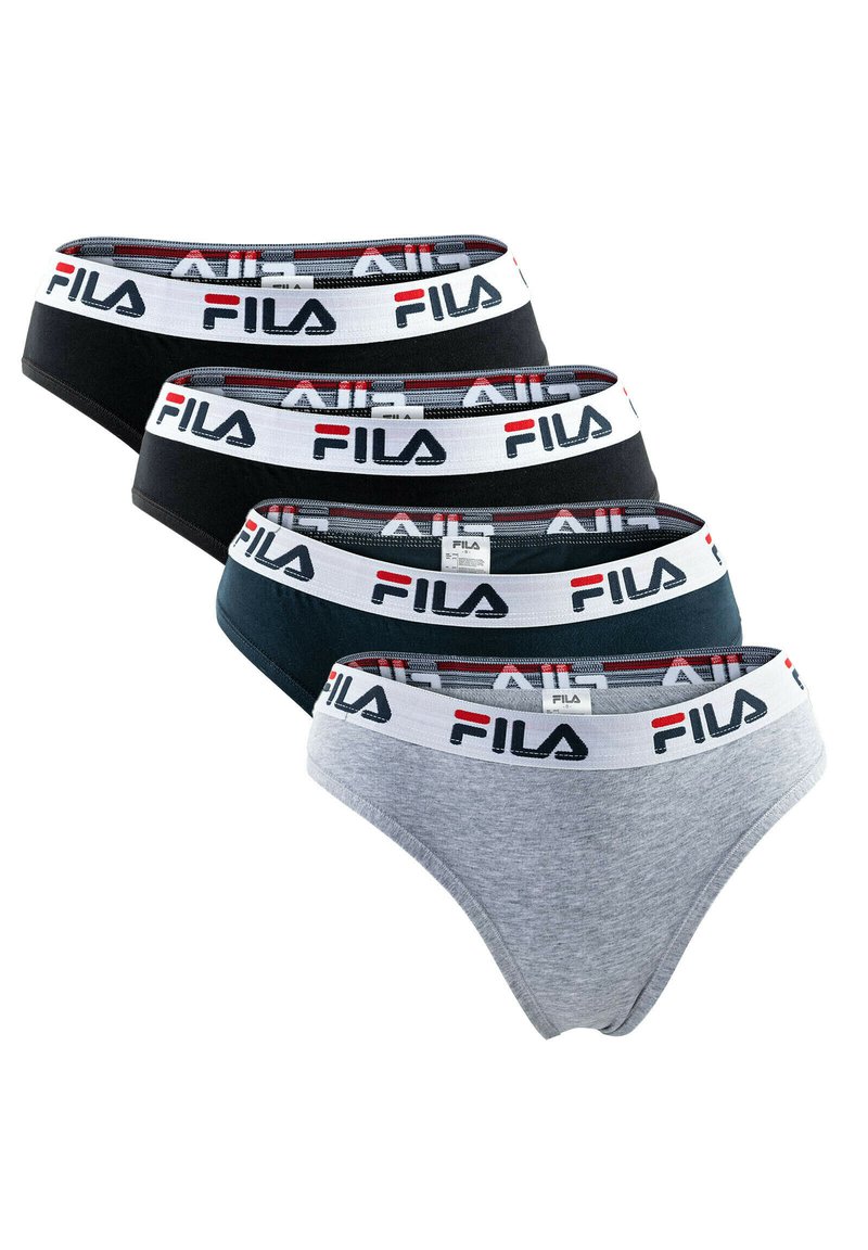 Fila 4 PACK  - Slip - schwarz/grau/marine