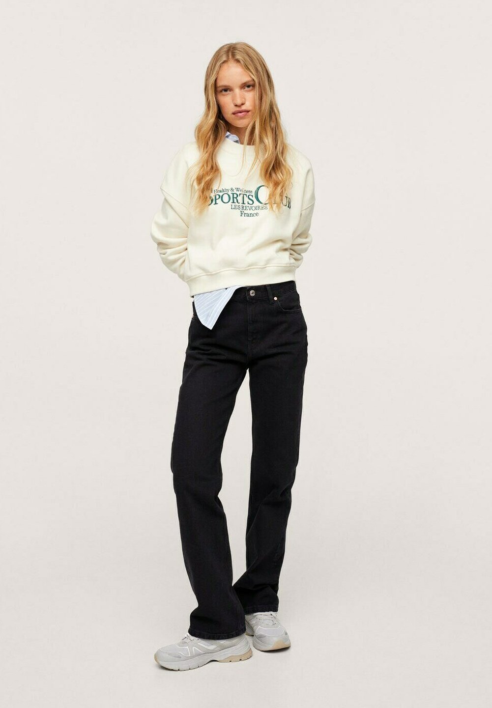 Mango GALA - Straight leg jeans - black 