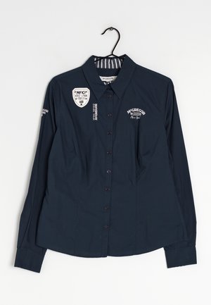 Button-down blouse - blue
