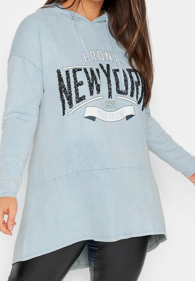 Yours Clothing Luvtröja - blue