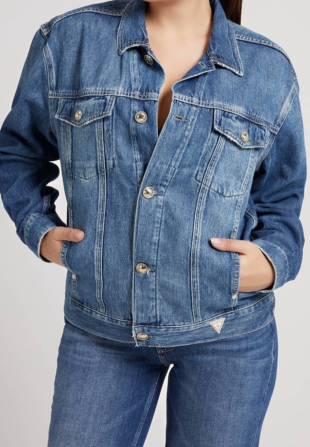 Guess Veste en jean blue/bleu (Seconde main) ZALANDO