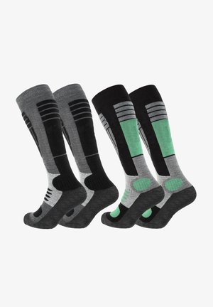 Cotton Prime PRIME SKI & SNOWBOARD MIT SPEZIALPOLSTERUNG 2 PACK - Sports socks - grün
