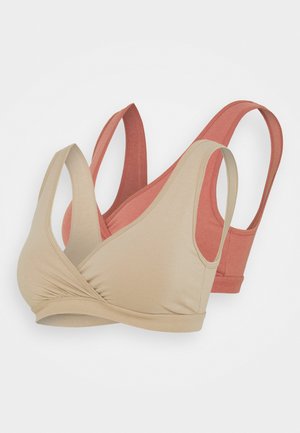 WRAP NURSING TOP 2 PACK - Triangle bra - combi